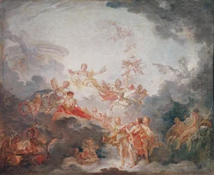Apollo Crowning the Arts